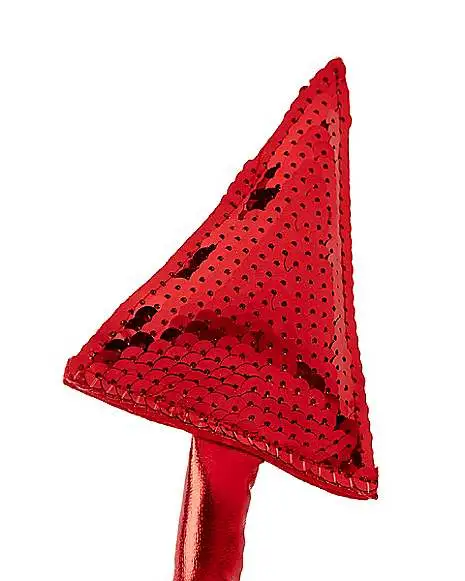 Spirit Halloween Red Sequin Devil Tail 4 Spirit Halloween Red Sequin Devil Tail - Image 2