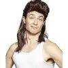 Spirit Halloween Brown Mullet Wig 1 Spirit Halloween Brown Mullet Wig -Spirit Halloween Shop 01179449 a