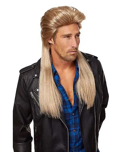 Spirit Halloween 80s Mullet Wig 3 Spirit Halloween 80s Mullet Wig
