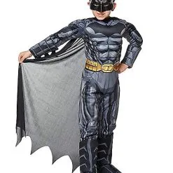 Spirit Halloween Kids Grey And Black 3D Batman Costume - DC Comics 8 Spirit Halloween Kids Grey And Black 3D Batman Costume - DC Comics -Spirit Halloween Shop 01289404 c