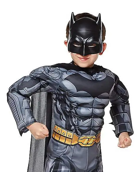 Spirit Halloween Kids Grey And Black 3D Batman Costume - DC Comics 6 Spirit Halloween Kids Grey And Black 3D Batman Costume - DC Comics - Image 4