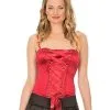 Spirit Halloween Red Lace Up Corset -Spirit Halloween Shop 01349620 a