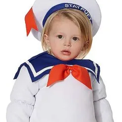 Spirit Halloween Baby Belly Stay Puft Marshmallow Costume - Ghostbusters -Spirit Halloween Shop 01355965 c