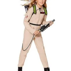 Spirit Halloween Kids Ghostbusters Girls One Piece Costume With Proton Pack - Ghostbust