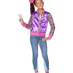 Spirit Halloween Kids JoJo Siwa Bomber Jacket -Spirit Halloween Shop 01418086 c