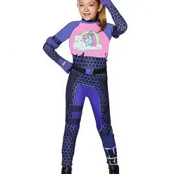 Spirit Halloween Girls Brite Bomber Costume - Fortnite
