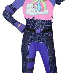Spirit Halloween Girls Brite Bomber Costume - Fortnite -Spirit Halloween Shop 01418292 c