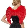 Spirit Halloween Red Feather Devil Wings -Spirit Halloween Shop 01443753 a