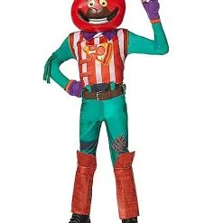Spirit Halloween Boys TomatoHead Costume - Fortnite