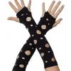 Spirit Halloween Tattered Black Arm Warmers -Spirit Halloween Shop 01446541 a