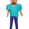 Spirit Halloween Kids Steve Costume Deluxe - Minecraft