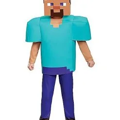 Spirit Halloween Kids Steve Costume Deluxe - Minecraft
