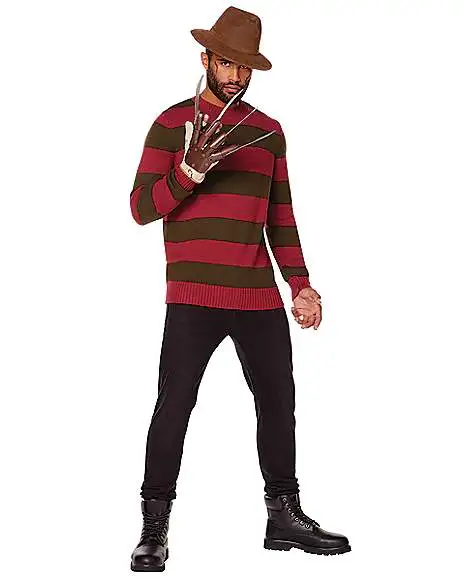 Spirit Halloween Freddy Krueger Sweater - A Nightmare On Elm Street 3 Spirit Halloween Freddy Krueger Sweater - A Nightmare On Elm Street