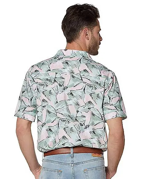 Spirit Halloween Hopper Button Down Shirt - Stranger Things 4 Spirit Halloween Hopper Button Down Shirt - Stranger Things - Image 2