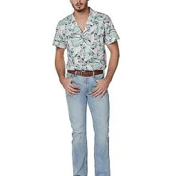 Spirit Halloween Hopper Button Down Shirt - Stranger Things 10 Spirit Halloween Hopper Button Down Shirt - Stranger Things -Spirit Halloween Shop 01450378 c