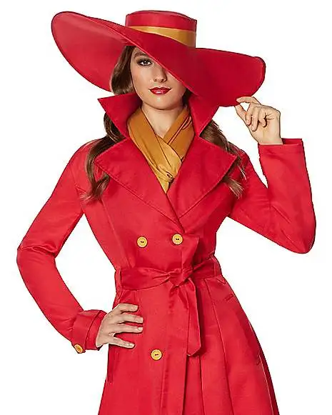 Spirit Halloween Adult Carmen Sandiego Costume 5 Spirit Halloween Adult Carmen Sandiego Costume - Image 3