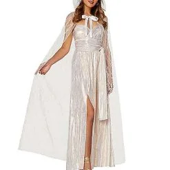 Spirit Halloween Adult White Lace Cape