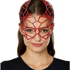 Spirit Halloween Geometric Devil Mask