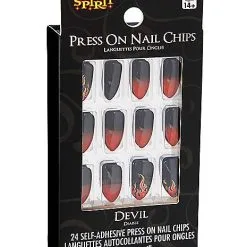 Spirit Halloween Devil Flame Press On Nails -Spirit Halloween Shop 01489624 c