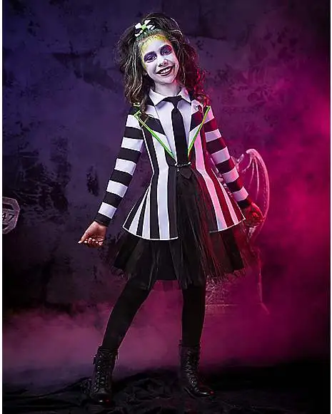 Spirit Halloween Kids Beetlejuice Dress 3 Spirit Halloween Kids Beetlejuice Dress