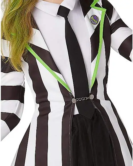 Spirit Halloween Kids Beetlejuice Dress 6 Spirit Halloween Kids Beetlejuice Dress - Image 4