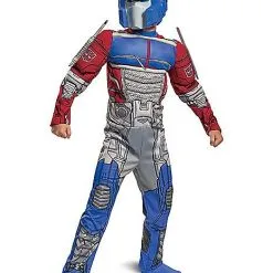 Spirit Halloween Kids Muscle Optimus Prime Costume - Transformers -Spirit Halloween Shop 01494434 c