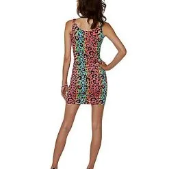 Spirit Halloween Adult '80s Bodycon Dress -Spirit Halloween Shop 01496116 b