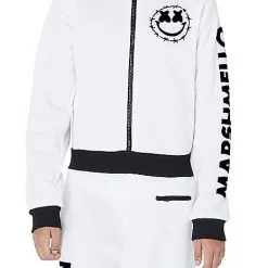Spirit Halloween Kids Marshmello Logo Jumpsuit Costume -Spirit Halloween Shop 01506682 b
