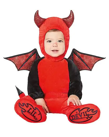 Spirit Halloween Baby Red Devil One Piece Costume 3 Spirit Halloween Baby Red Devil One Piece Costume