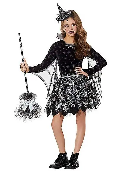 Spirit Halloween Kids Webbed Spider Dress 3 Spirit Halloween Kids Webbed Spider Dress