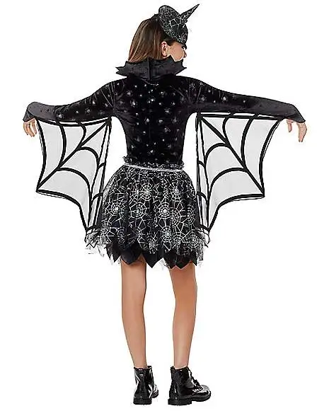Spirit Halloween Kids Webbed Spider Dress 4 Spirit Halloween Kids Webbed Spider Dress - Image 2