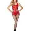 Spirit Halloween Adult Red Leather Lace Bodysuit 2 Spirit Halloween Adult Red Leather Lace Bodysuit -Spirit Halloween Shop 01527290 a