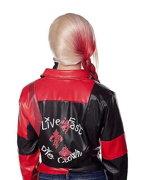 Spirit Halloween Adult Harley Quinn Moto Jacket – The Suicide Squad 4 Spirit Halloween Adult Harley Quinn Moto Jacket – The Suicide Squad - Image 2
