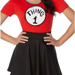 Spirit Halloween Adult Thing 1 And Thing 2 Costume Kit - Dr. Seuss -Spirit Halloween Shop 01532308 c
