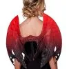 Spirit Halloween Red And Black Glitter Devil Wings -Spirit Halloween Shop 01536986 a