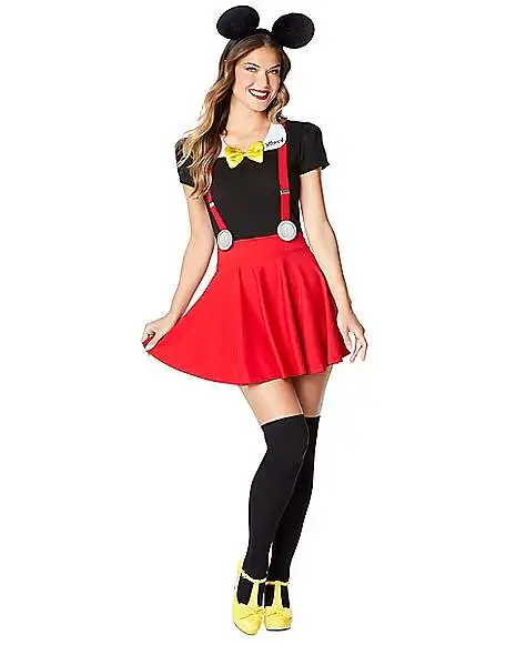 Spirit Halloween Adult Mickey Mouse Costume Kit - Disney 3 Spirit Halloween Adult Mickey Mouse Costume Kit - Disney