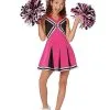 Spirit Halloween Kids Pink Cheerleader Costume -Spirit Halloween Shop 01542299 a