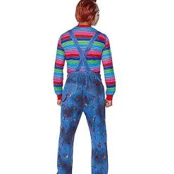 Spirit Halloween Adult Chucky Costume Deluxe -Spirit Halloween Shop 01542638 b