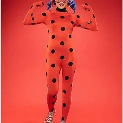 Spirit Halloween Adult Miraculous Ladybug Catsuit Costume