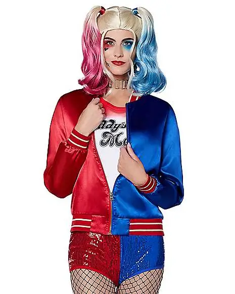 Spirit Halloween Adult Harley Quinn Jacket - Suicide Squad 5 Spirit Halloween Adult Harley Quinn Jacket - Suicide Squad - Image 3
