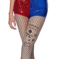 Spirit Halloween Adult Harley Quinn Sequin Shorts - Suicide Squad