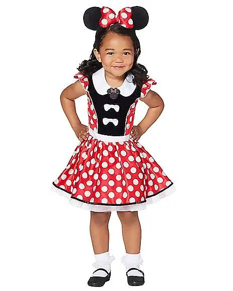 Spirit Halloween Toddler Minnie Mouse Red Dress Costume - Mickey And Friends 3 Spirit Halloween Toddler Minnie Mouse Red Dress Costume - Mickey And Friends