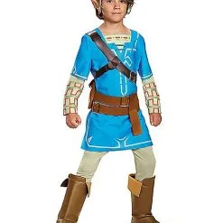 Spirit Halloween Kids Link Costume Deluxe - The Legend Of Zelda: Breath Of The Wild