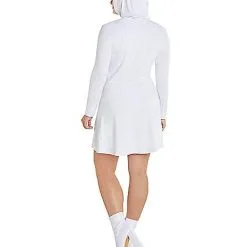 Spirit Halloween Adult White Long Sleeve Dress 9 Spirit Halloween Adult White Long Sleeve Dress -Spirit Halloween Shop 01586270 d