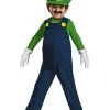 Spirit Halloween Toddler Luigi One Piece Costume - Super Mario Bros -Spirit Halloween Shop 07266117 a