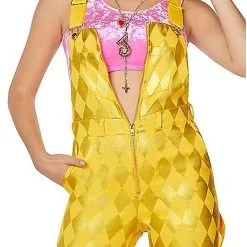 Spirit Halloween Harley Quinn Overall Jumpsuit - Birds Of Prey -Spirit Halloween Shop 07563141 c