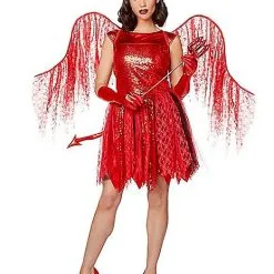 Spirit Halloween Adult Miss Devil Costume