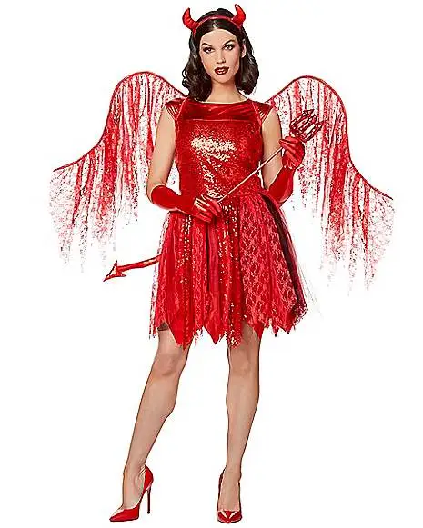 Spirit Halloween Adult Miss Devil Costume 2 Spirit Halloween Adult Miss Devil Costume