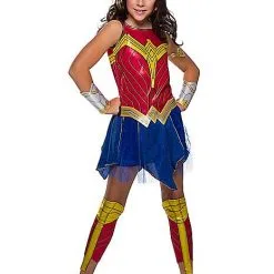 Spirit Halloween Kids Wonder Woman Costume - Deluxe