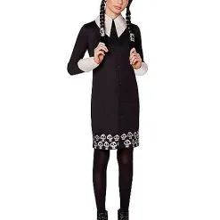 Spirit Halloween Kids Wednesday Addams Costume - The Addams Family 2